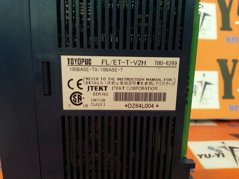 TOYODA THU-6289 FL/ET-T-V2H TOYOPUC - PLC DCS SERVO Control MOTOR POWER ...